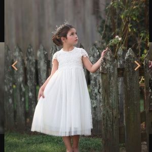 NWT Trish Skully lace and tulle gown for flower girl or first communion. Size 10